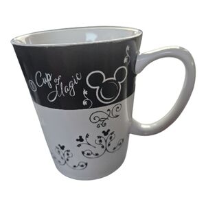 Disney Parks Black and White Ceramic Mug